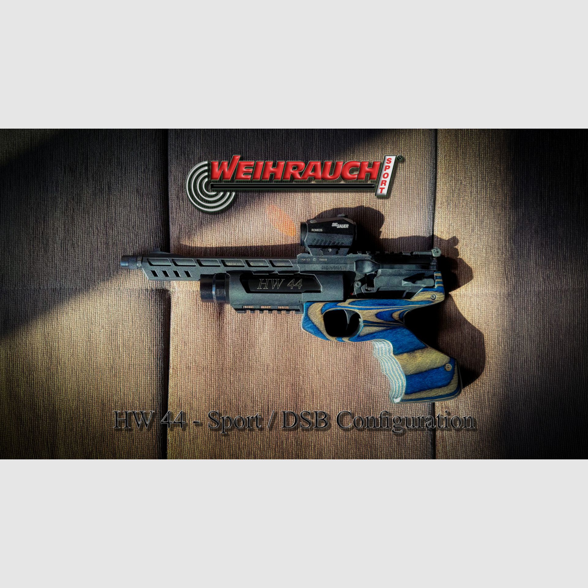 Weihrauch HW44 mit reichlich zubehör.