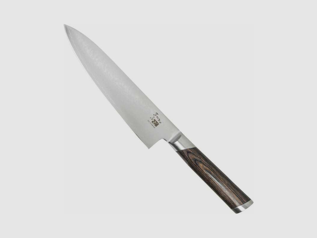 Fudo Gendai Gyuto Hocho Fleischmesser Damast VG10 Ebenholz