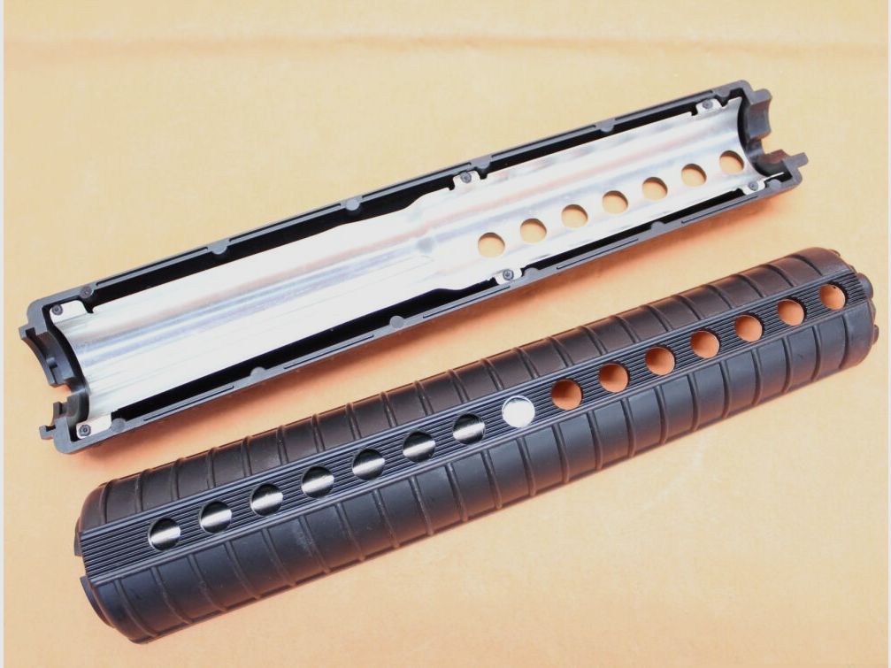 Unbekannt AR-15: Handguard A2 Rifle/ Standard-Length Model1 Polymer Black/ Handschutz Typ M16 f. 20" Lauf