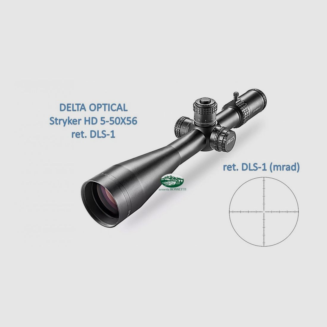 DELTA OPTICAL Stryker HD 5-50X56 SFP ret. DLS-1