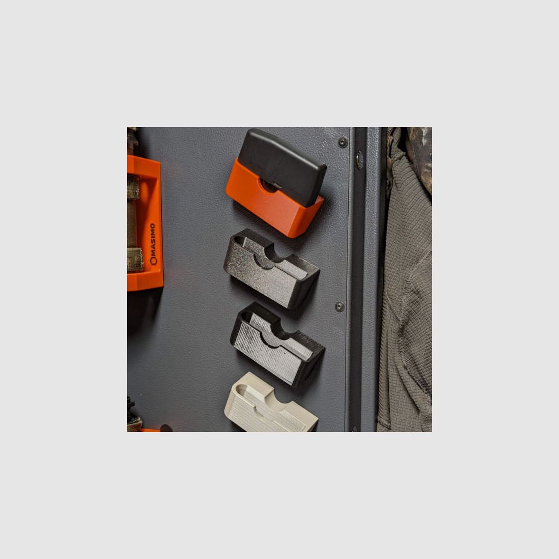 Magnetischer Magazinhalter für Merkel Helix Büchsen-Magazine für Waffenschrank - Zubehör für den Waffenschrank
