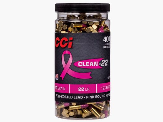 .22 LR CCI Clean-22 Pink HV 40gr