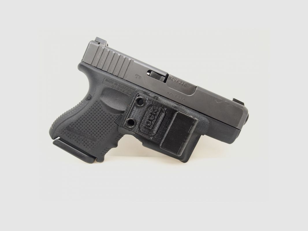 IWB FONDO TANGA GLOCK 9×19 KYDEX, immagine 2 di 2