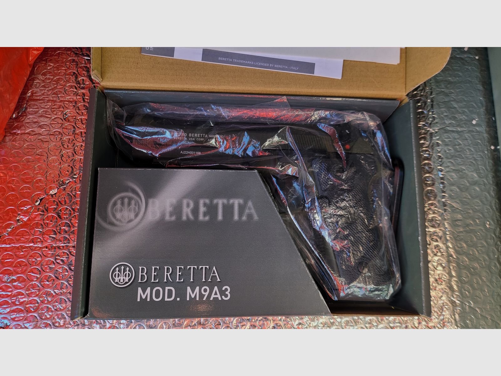 Pistola de aire comprimido Beretta M9A3 CO2