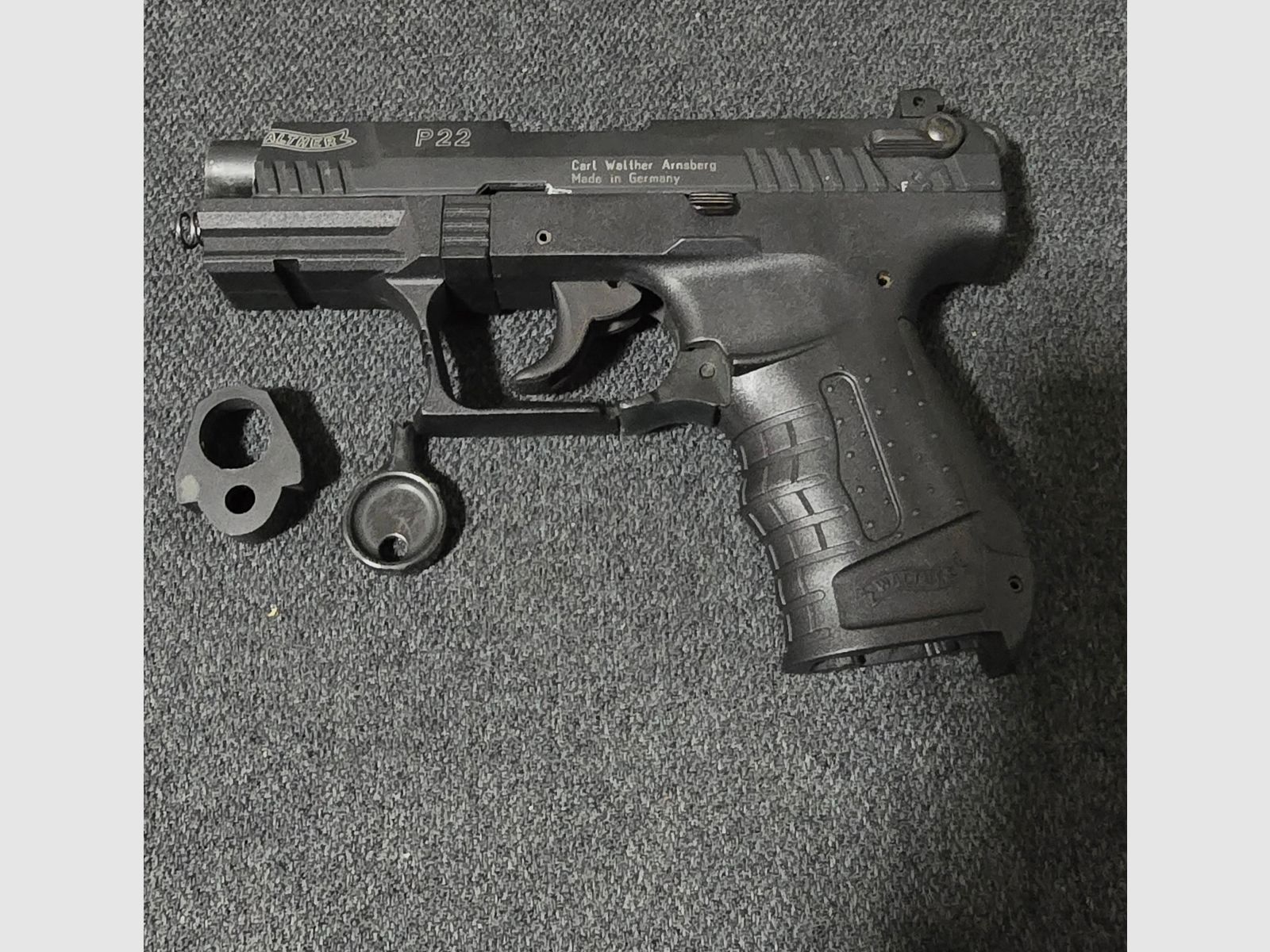 Walther P22 blank firing 9mm PAK defective