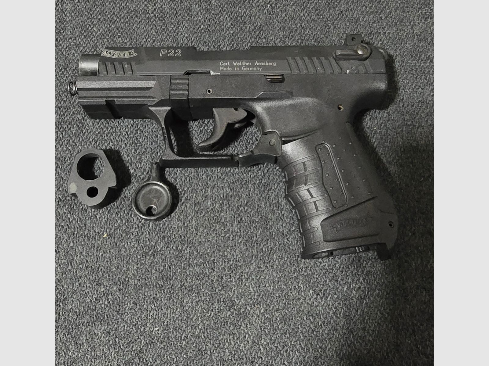 Walther P22 Schreckschuss 9mm PAK Defectuoso