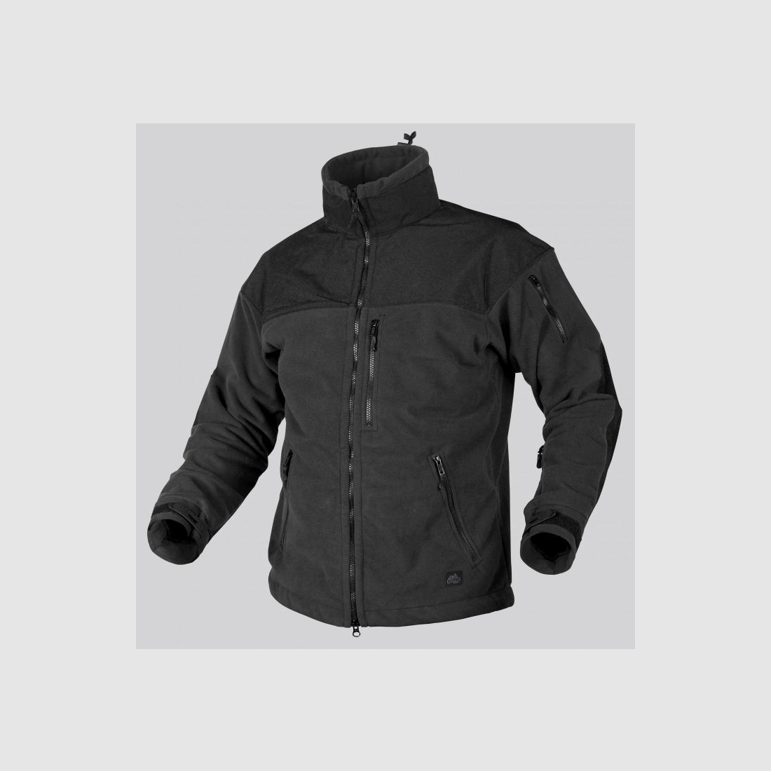 HELIKON-TEX CLASSIC ARMY FLEECE JACKE MEMBRANE SCHWARZ-ROT (Größe : S REG)