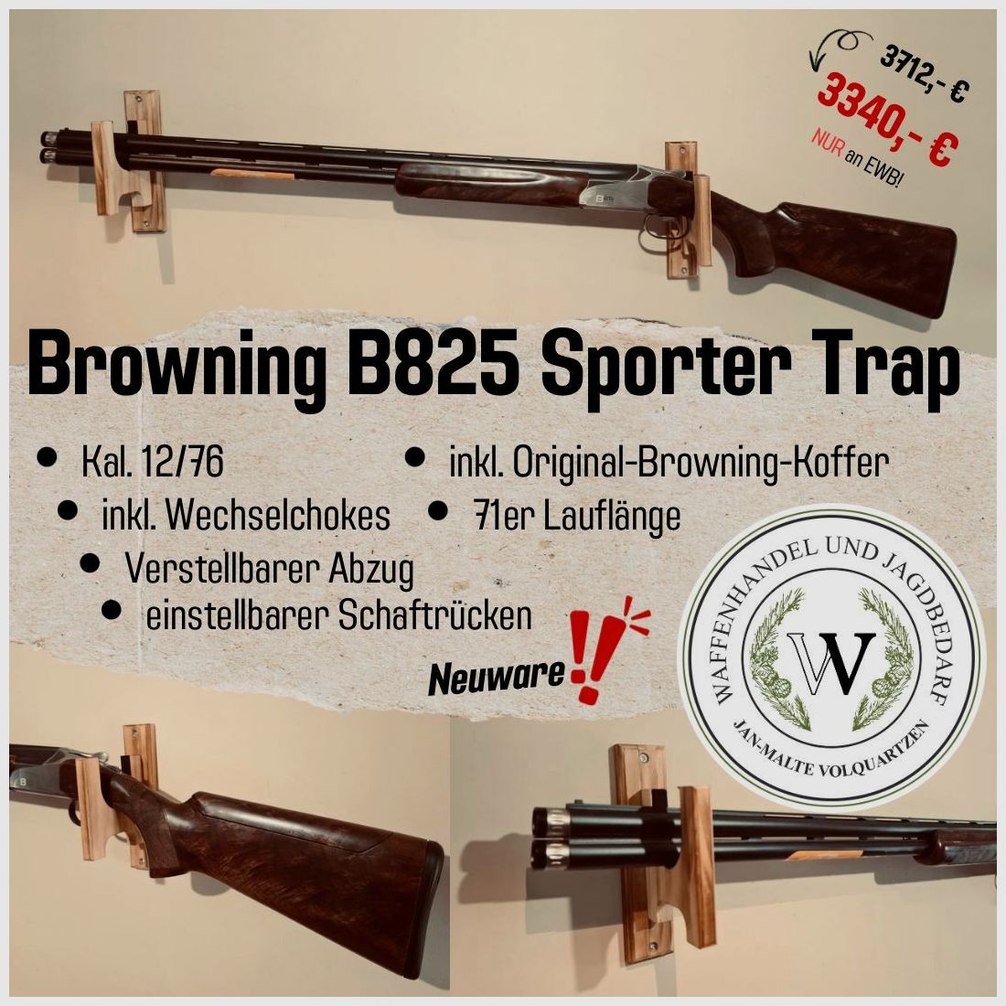 Browning B825 Sporter Trap