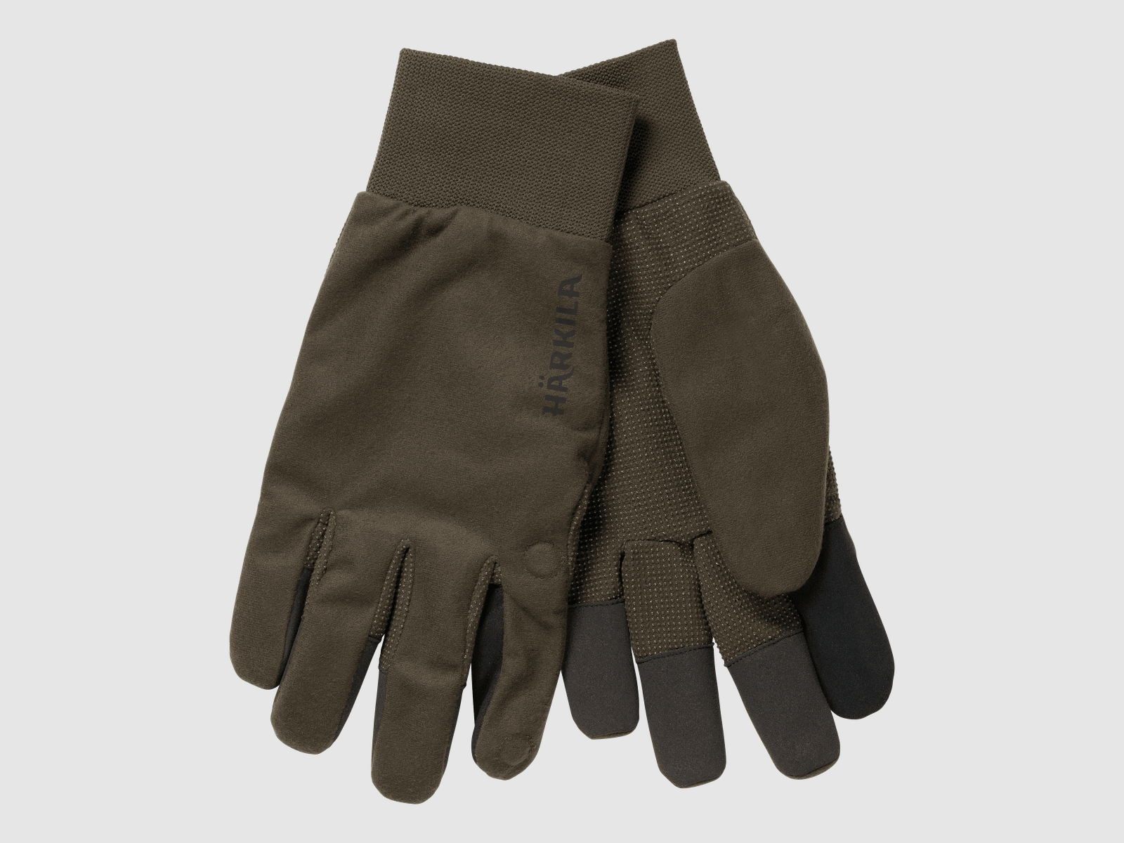 Gants Härkila Garor HWS avec doigt repliable Hommes Chasse Vert L