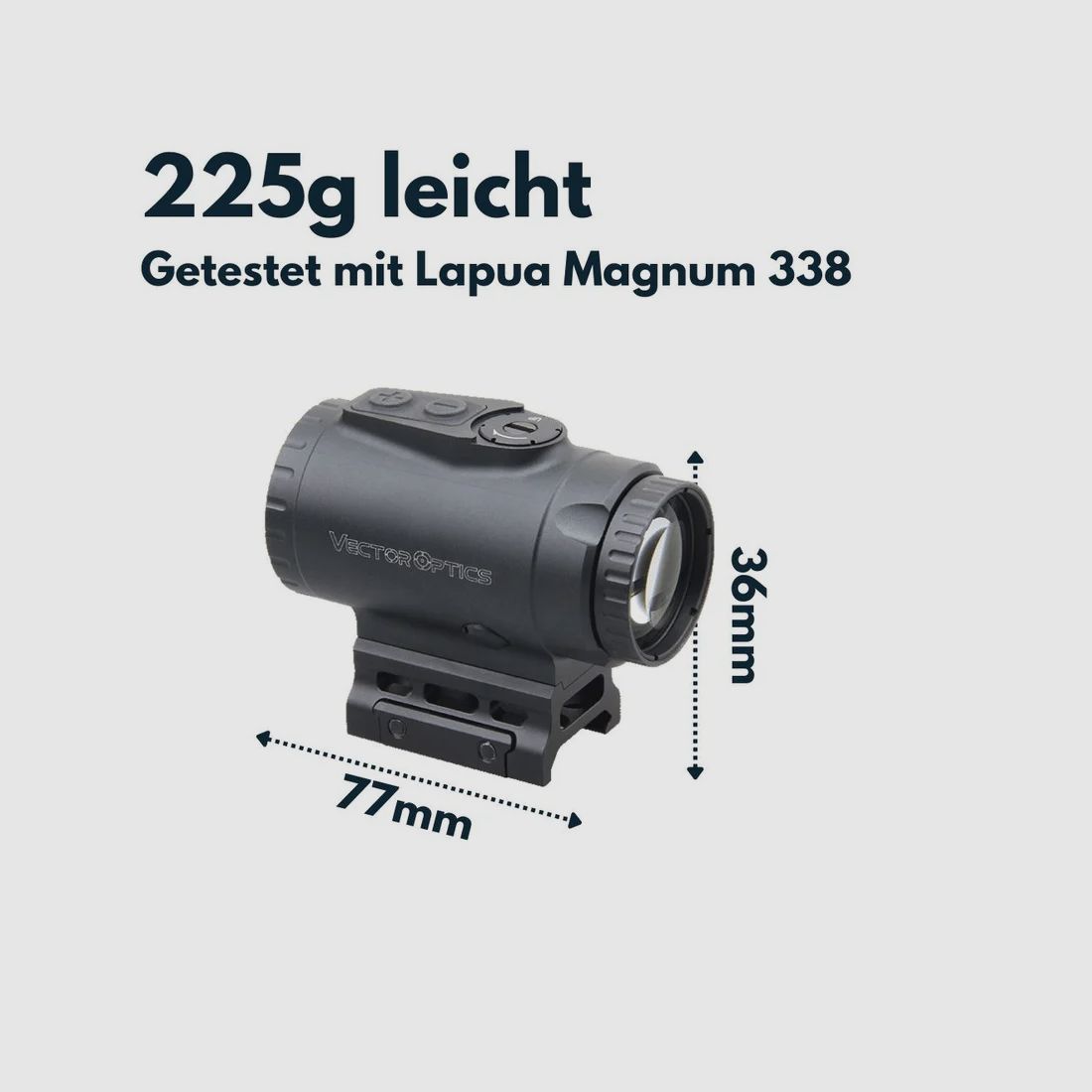 Vector Optics SCPS-M03 Paragon 3x18 Micro Prism Scope