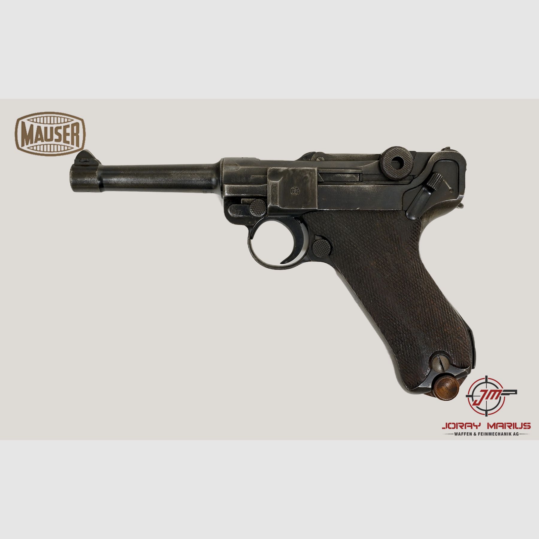 Mauser P08 S/42 9mm Para JG1938, Bild 2 von 2