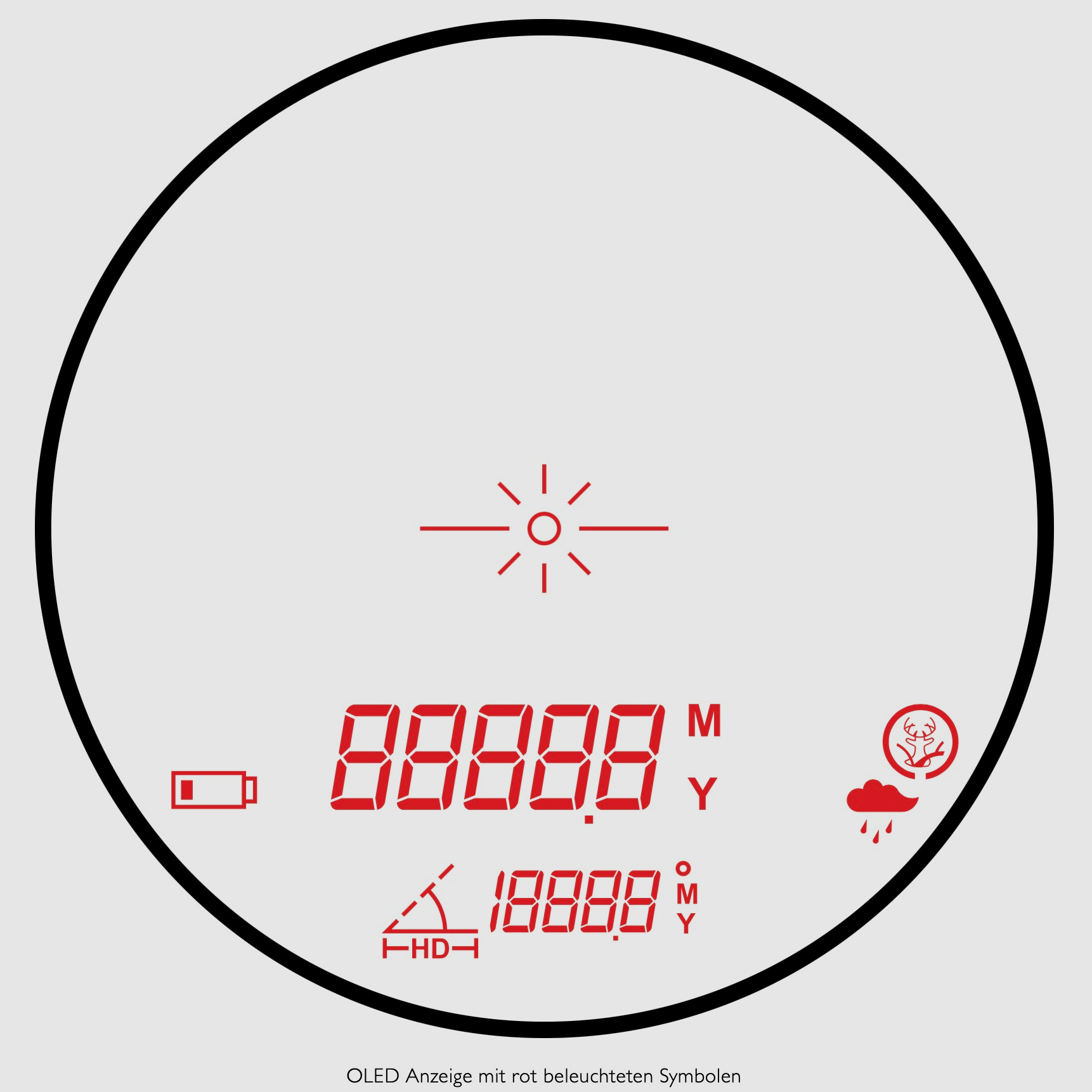 HAWKE 41211 Laserafstandsmeter Endurance 1000 Afstand Hoek Regen Jacht