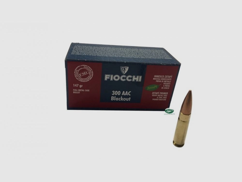 FIOCCHI Munition Kal.300AAC Blackout fmc 147gr