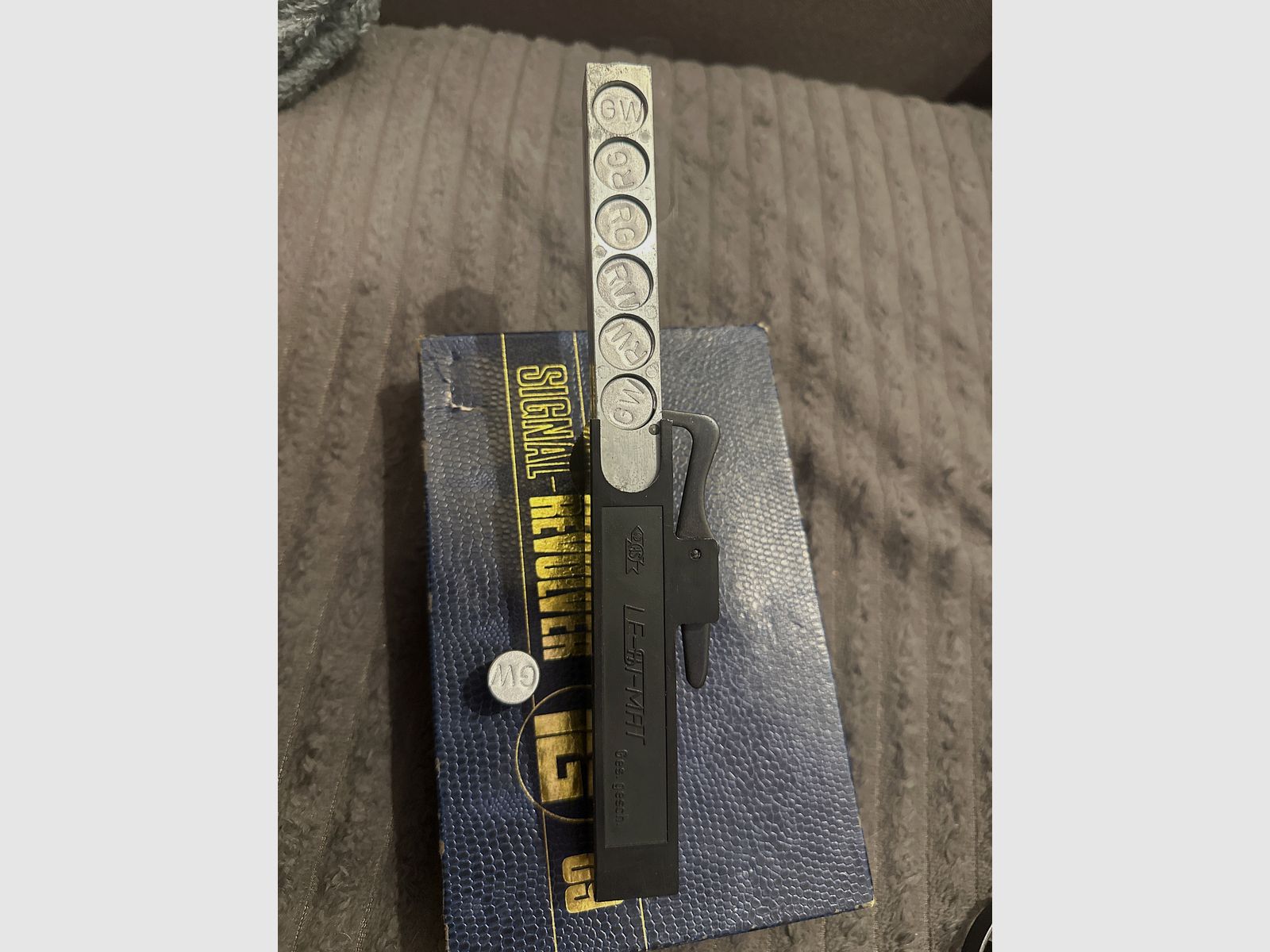 Record RG 89 inkl. original EM-GE LE-BI-MAT Mehrfach-Abschussbecher – OVP – Komplettset