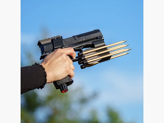 BUNDLE | ARROW HOLDER | Pfeilhalter + 6 Arrows | ROT oder Schwarz | T4E HDP50