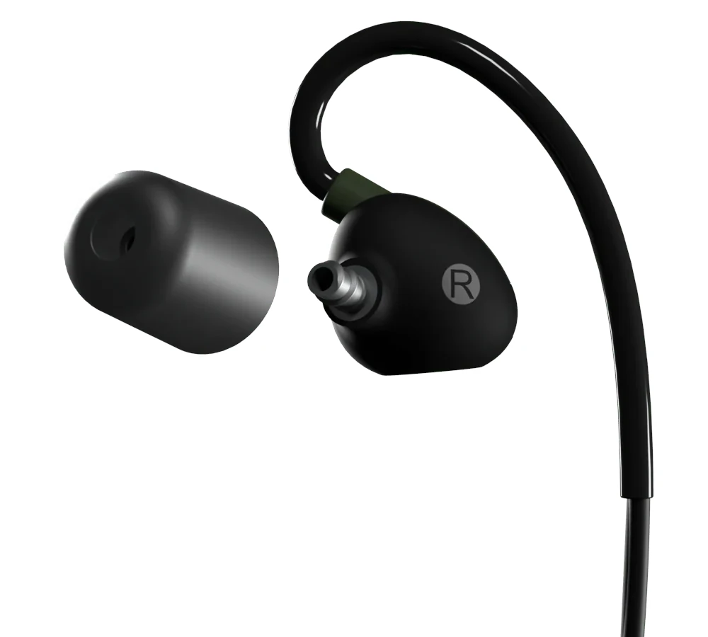 Bouchons d’oreilles Bluetooth ISOtunes Advance 2.0 IT-26b – Noir/Olive, image 5 sur 5