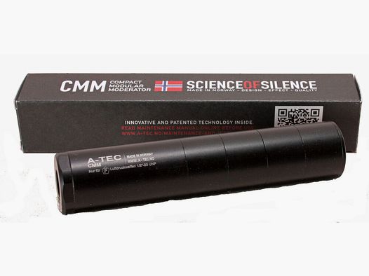 ZEGUS Schalldämpfer A-TEC 1/2 Zoll 20 für 4,5 und 5,5 LG Waffen
