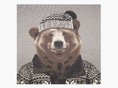 Lovergreen Kissen Motiv Kissen bekleideter Br