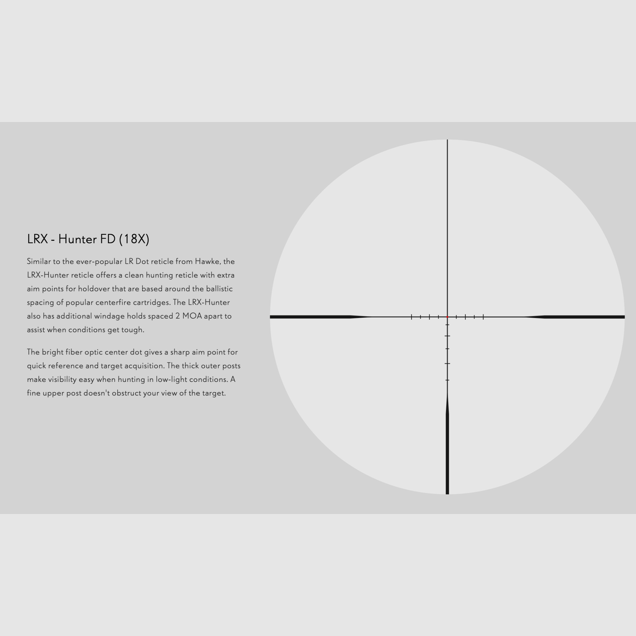 HAWKE 16433 ENDURANCE 30 FD 3-18x44 SF LRX JAGD FD 18X ABSEHEN