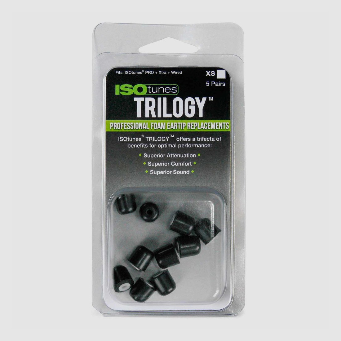 ISOTUNES Ersatz-Ohrstöpsel Trilogy XS