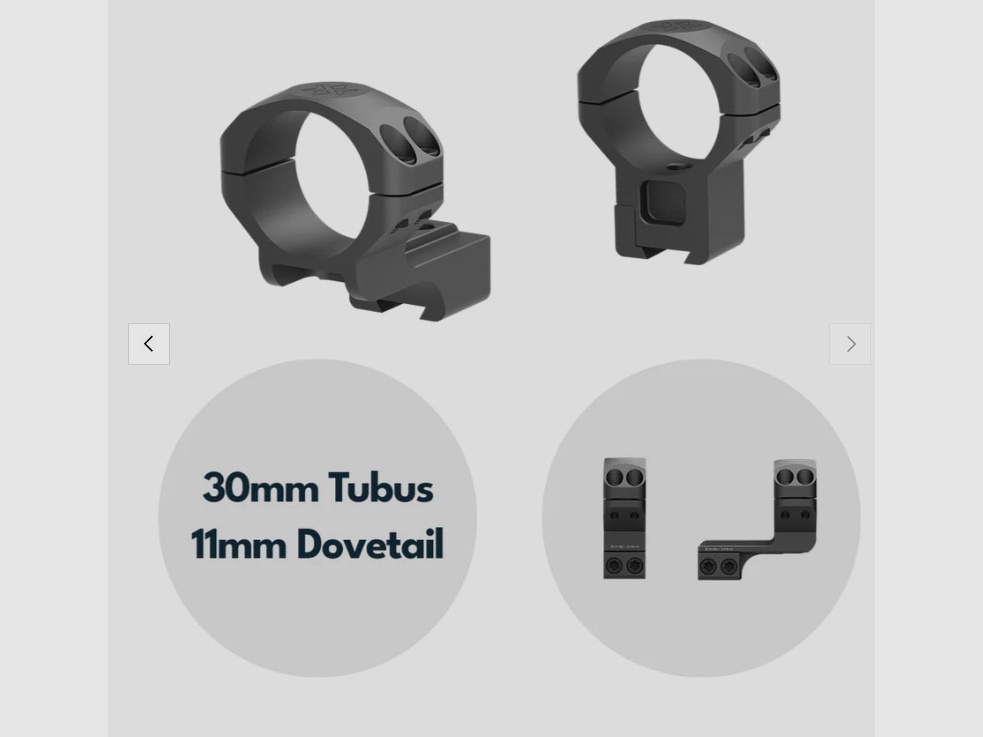 Vector Optics Cantilever Montageringe 30mm (h=32mm), für 11 mm Schiene