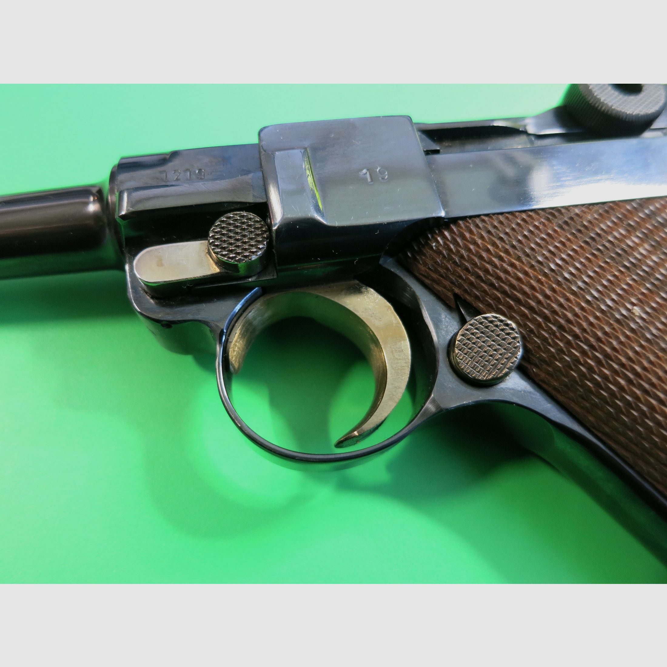 Mauser Oberndorf S/42 1937, Pistole 08 P08, 9 mm Luger, nummerngleich + perfekt!     #75