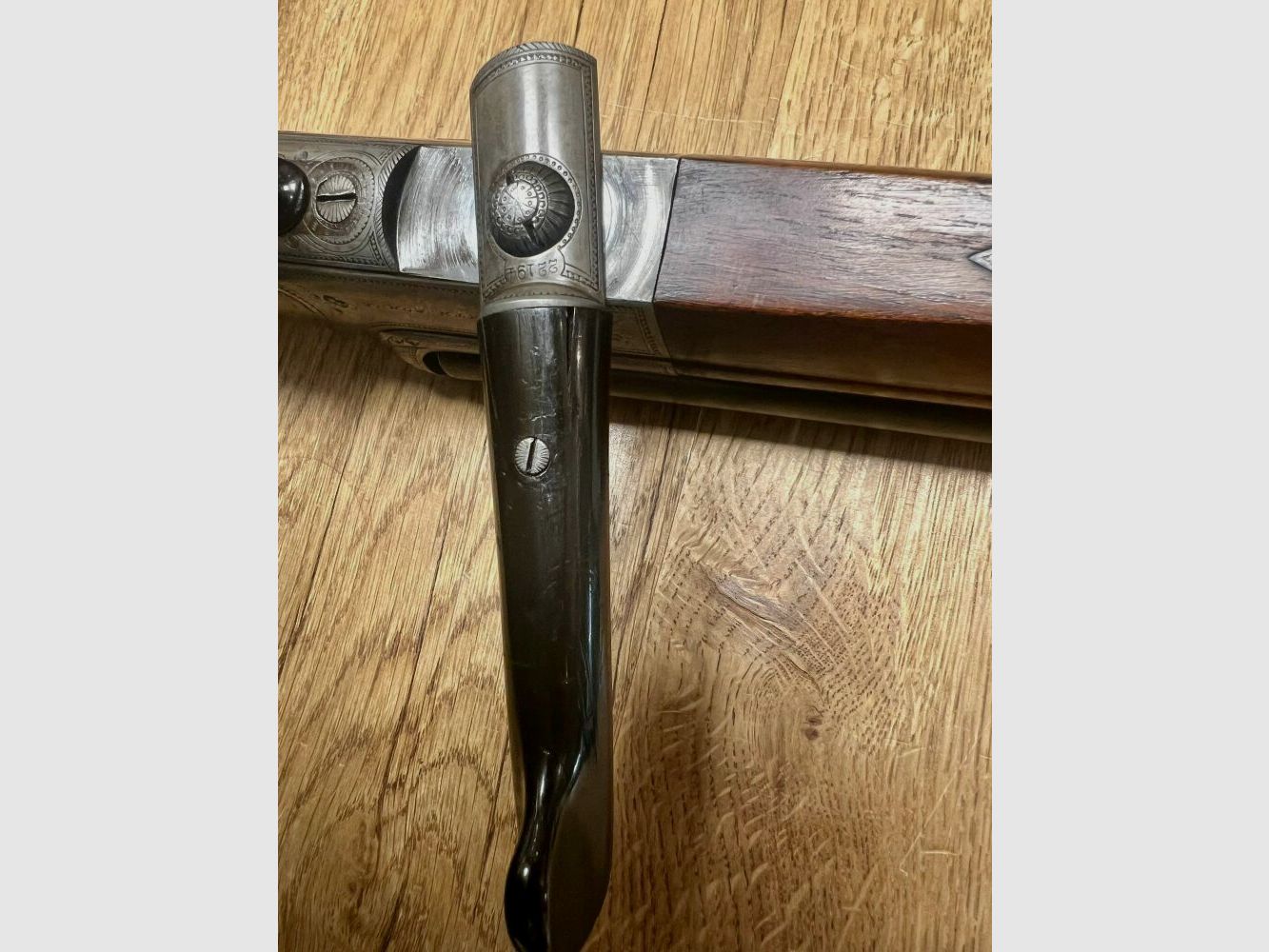 W. Collath & Sons collector's weapon double-barreled shotgun with eccentric lock, image 9 of 10
