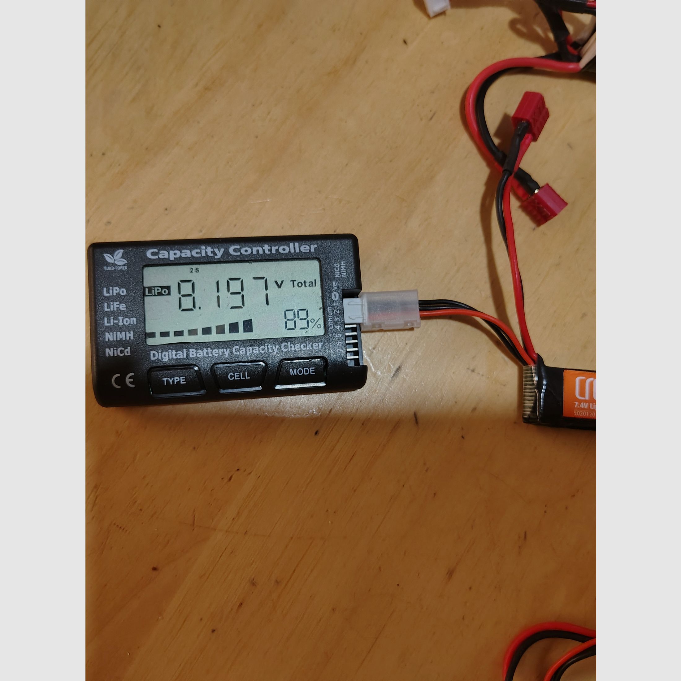 6x Airsoft LiPo Akku Set (11.1V & 7.4V) – Geprüft per Tester + LiPo Guard Tasche