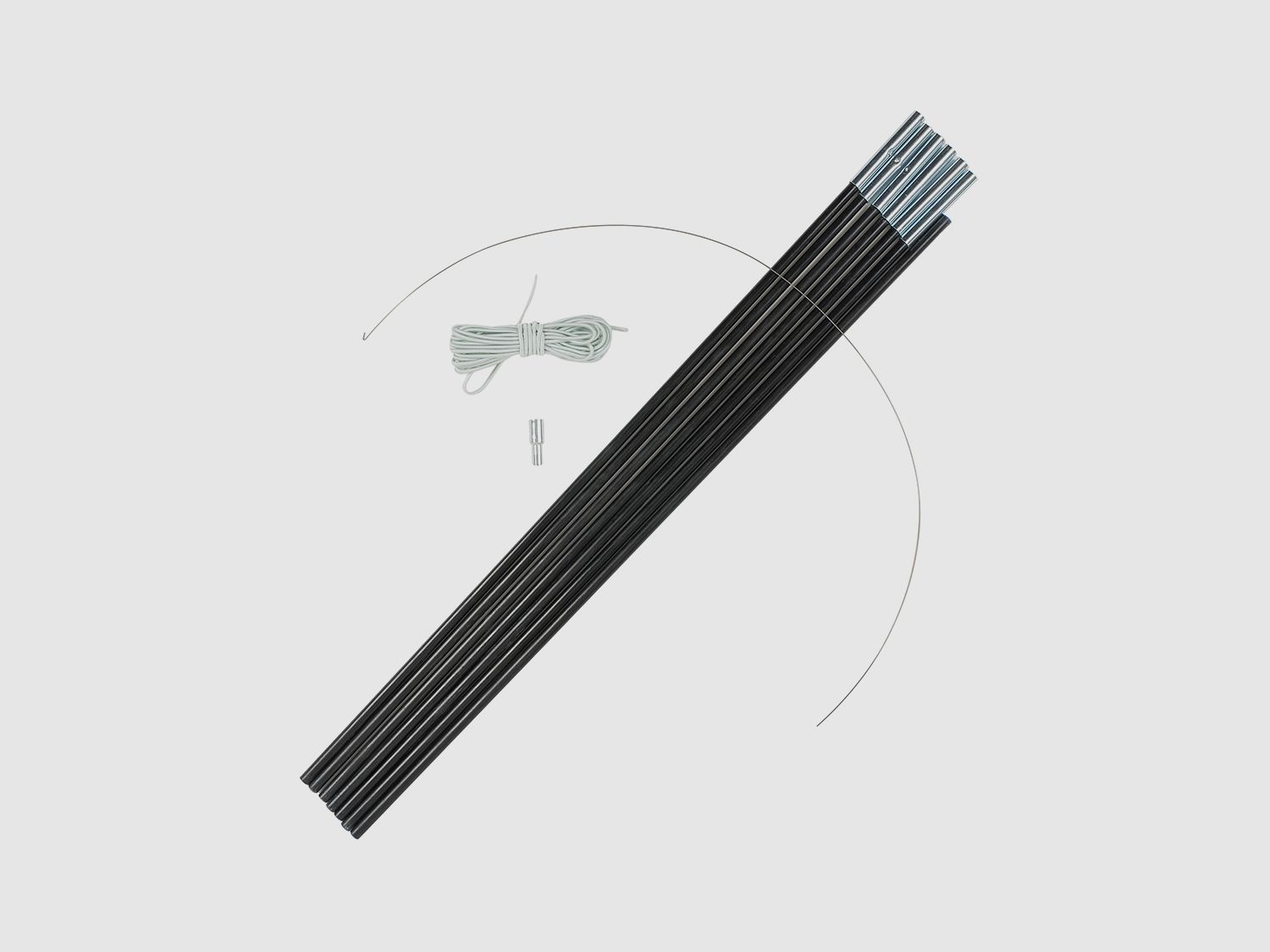 Highlander Forces Zeltstangen 8,5 mm 9er Set Fiberglas