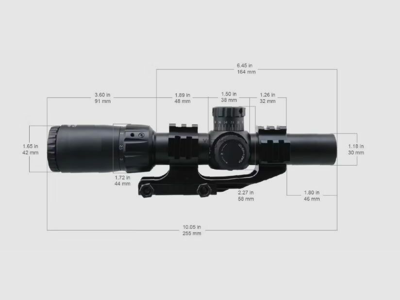 Vector Optics Mustang Gen II 1-4x24 FFP, image 7 sur 8