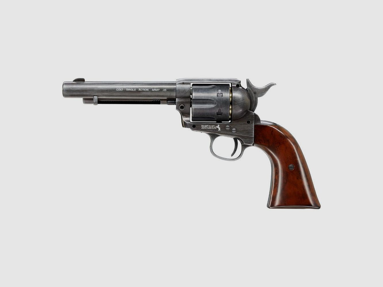 Colt Single Action Army 45 Antique Finish 4.5 mm BB Air Pressure Revolver
