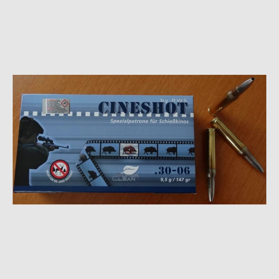 RWS Cineshot cartridges: .30-06 Springfield, RWS Cineshot