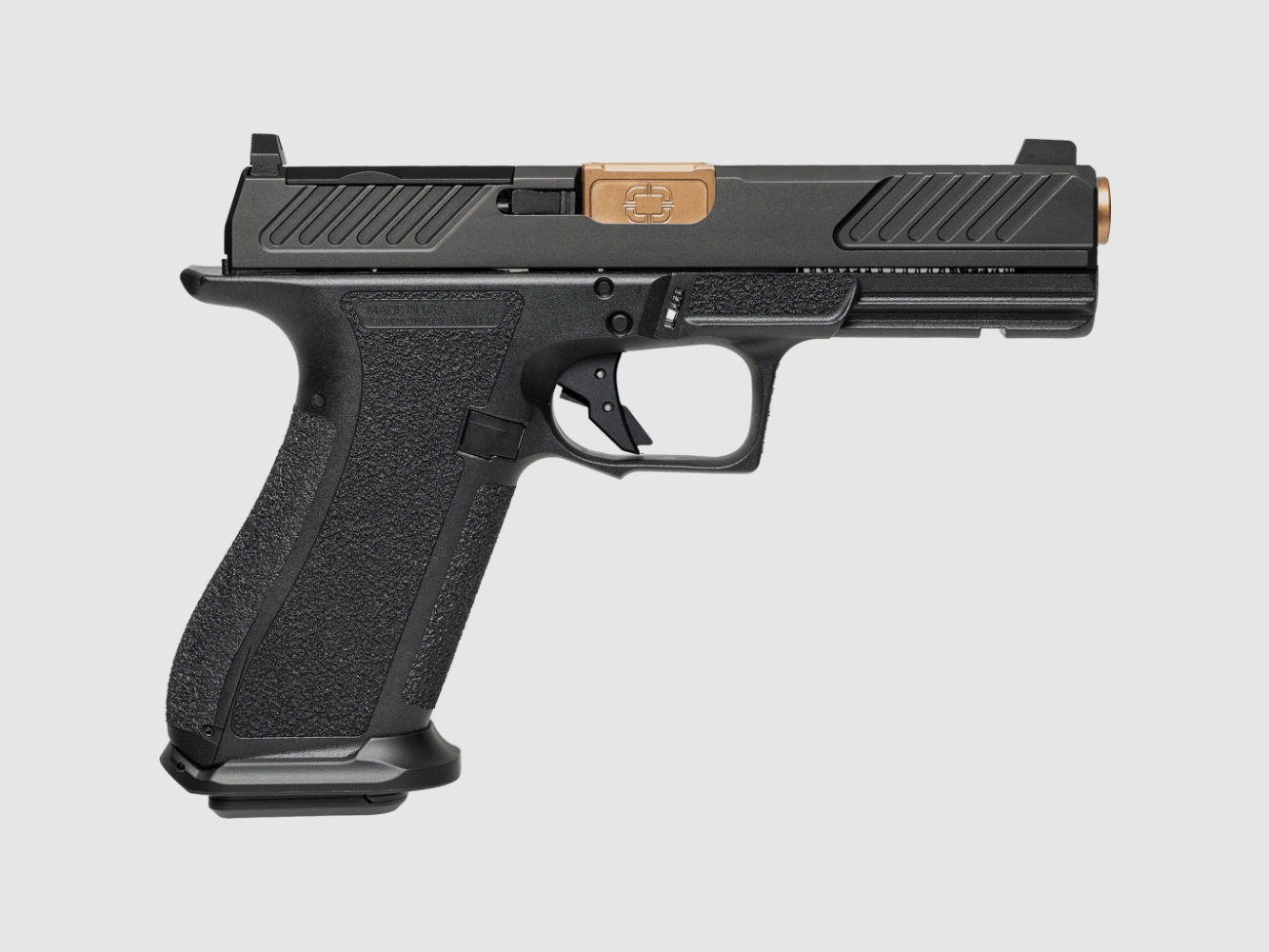 Shadow Systems Pistole DR920 Combat OR, 9mmLuger, 4.5" Lauf geflutet Bronze, 17+1