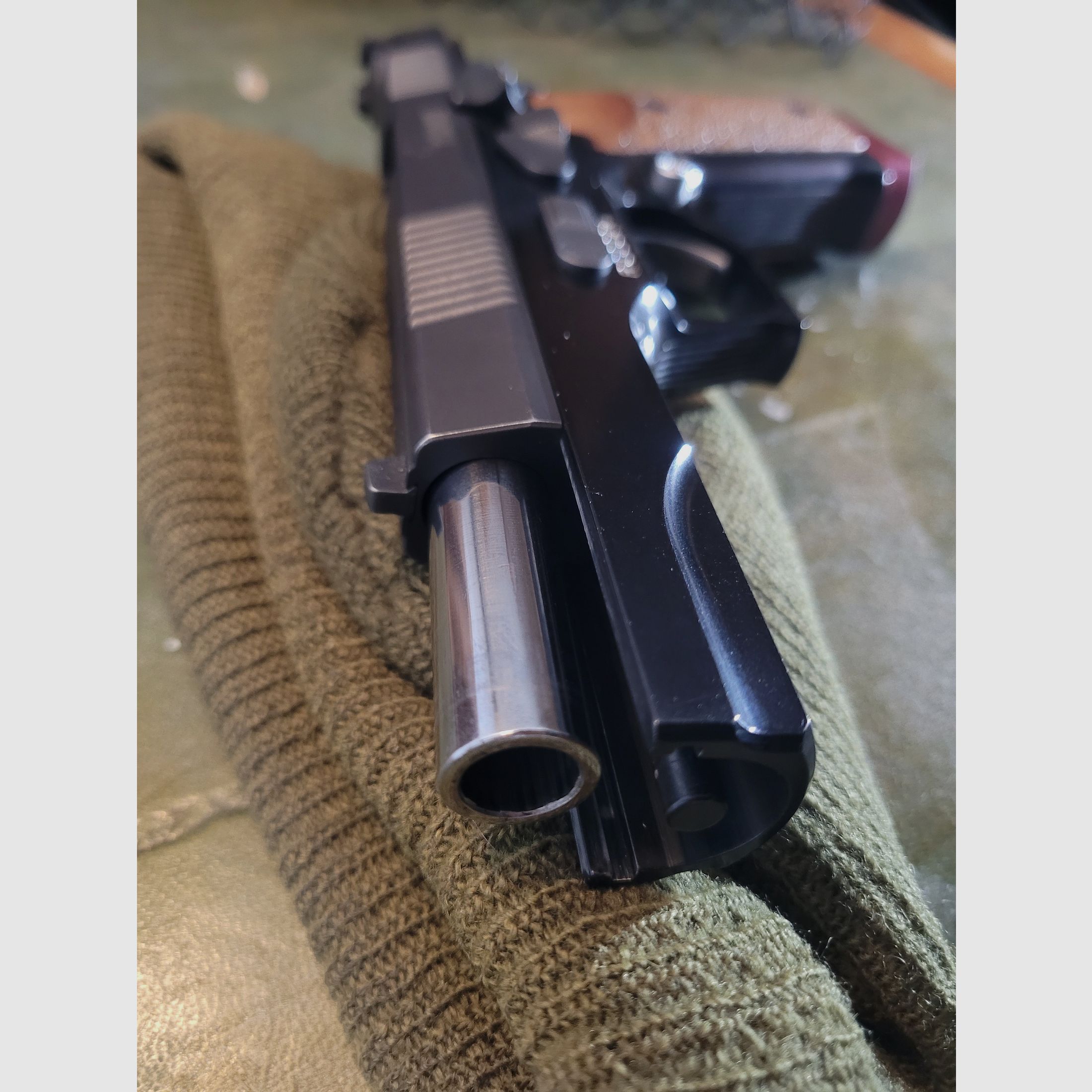 Pardini sport pistol .45 ACP with interchangeable system 9 mm