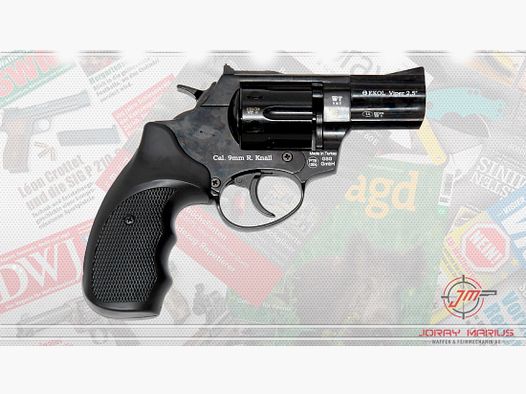 Ekol Viper 9mm R.K. Revólver de alarma 2.5"