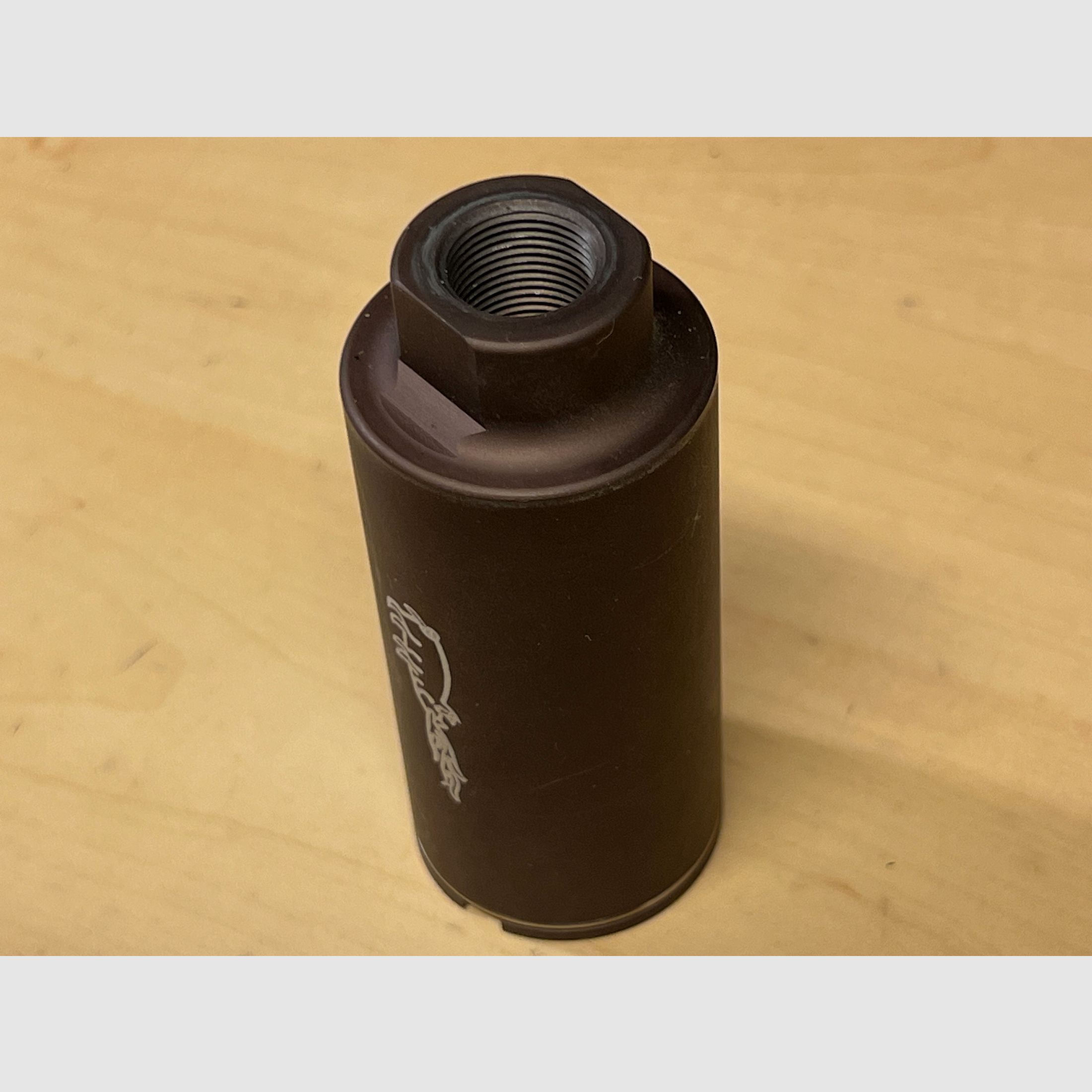 Compensateur Noveske KFH pour Airsoft avec filetage négatif M14 version métal bronze