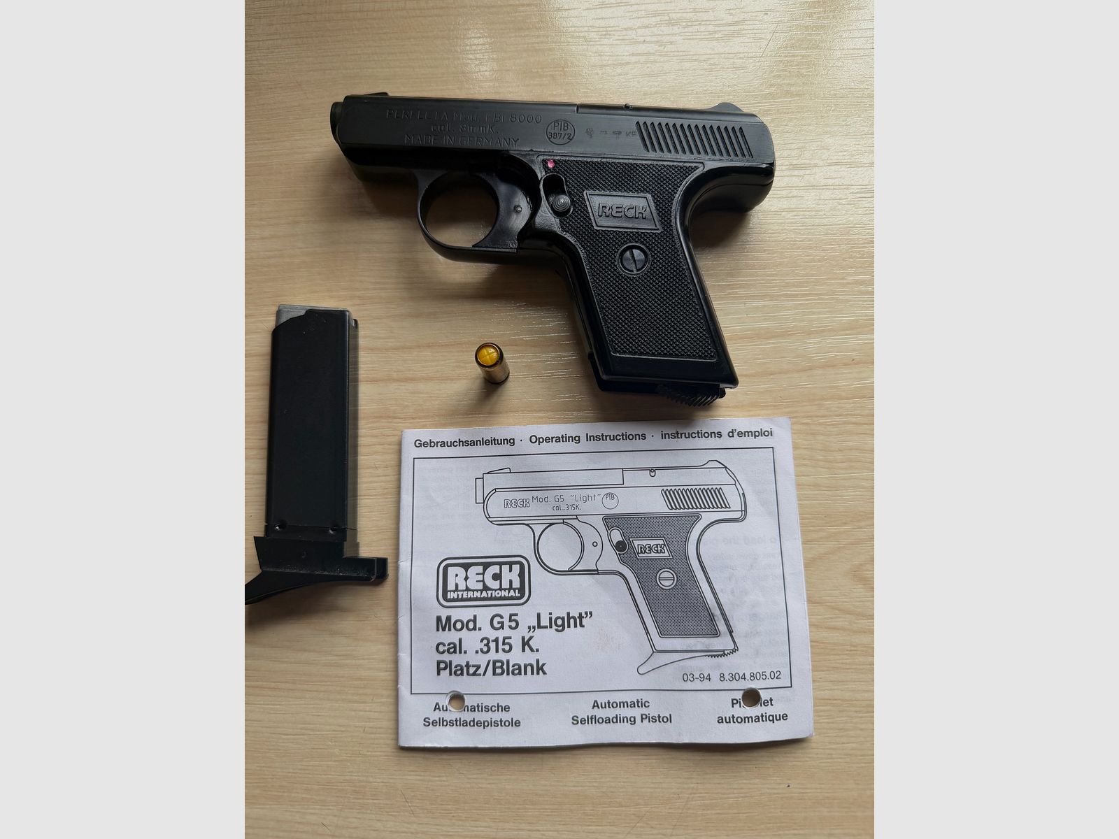 PERFECTA Mod. FBI 8000, cal 8 mm K, Reck international