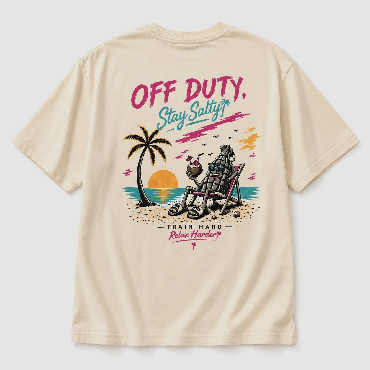 T-shirt Oversize summer edition 2026 (Sand), image 1 sur 5