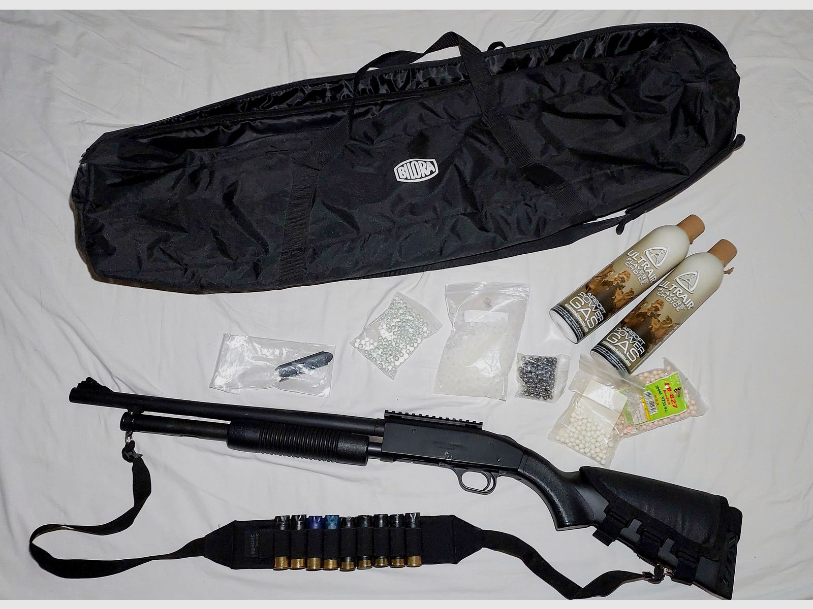Äußerst selten: Umarex (Marushin) M500 (Mossberg 500) Pumpgun Shotgun Schrotflinte  Airsoft CO2 8mm Replica