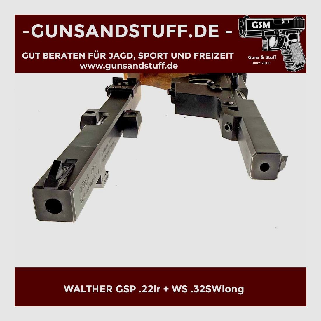 Walther GSP .22lr + système interchangeable .32SWlong, image 3 sur 4