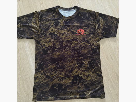 T-shirt technique vert forêt à manches courtes CRUZ & HUNT