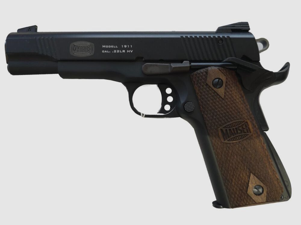 Mauser 1911 schwarz .22lr HV - Selbstladepistole sofort Verfügbar