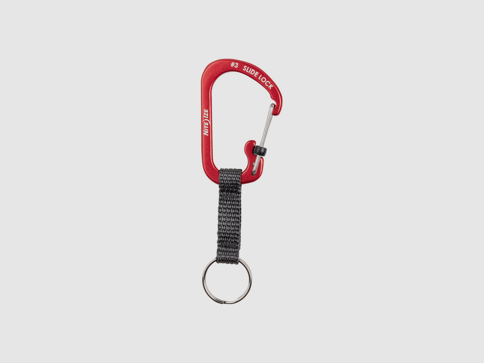 NITEIZE – PORTACHIAVI SLIDELOCK® SCHLÜSSELRING ALUMINIUM Rot, Bild 1 von 4