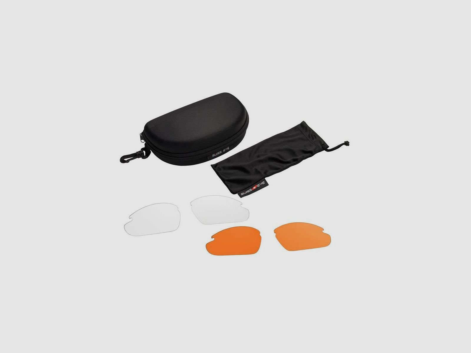 SwissEye Apache Schutzbrille rubber brown - smokie + orange + clear