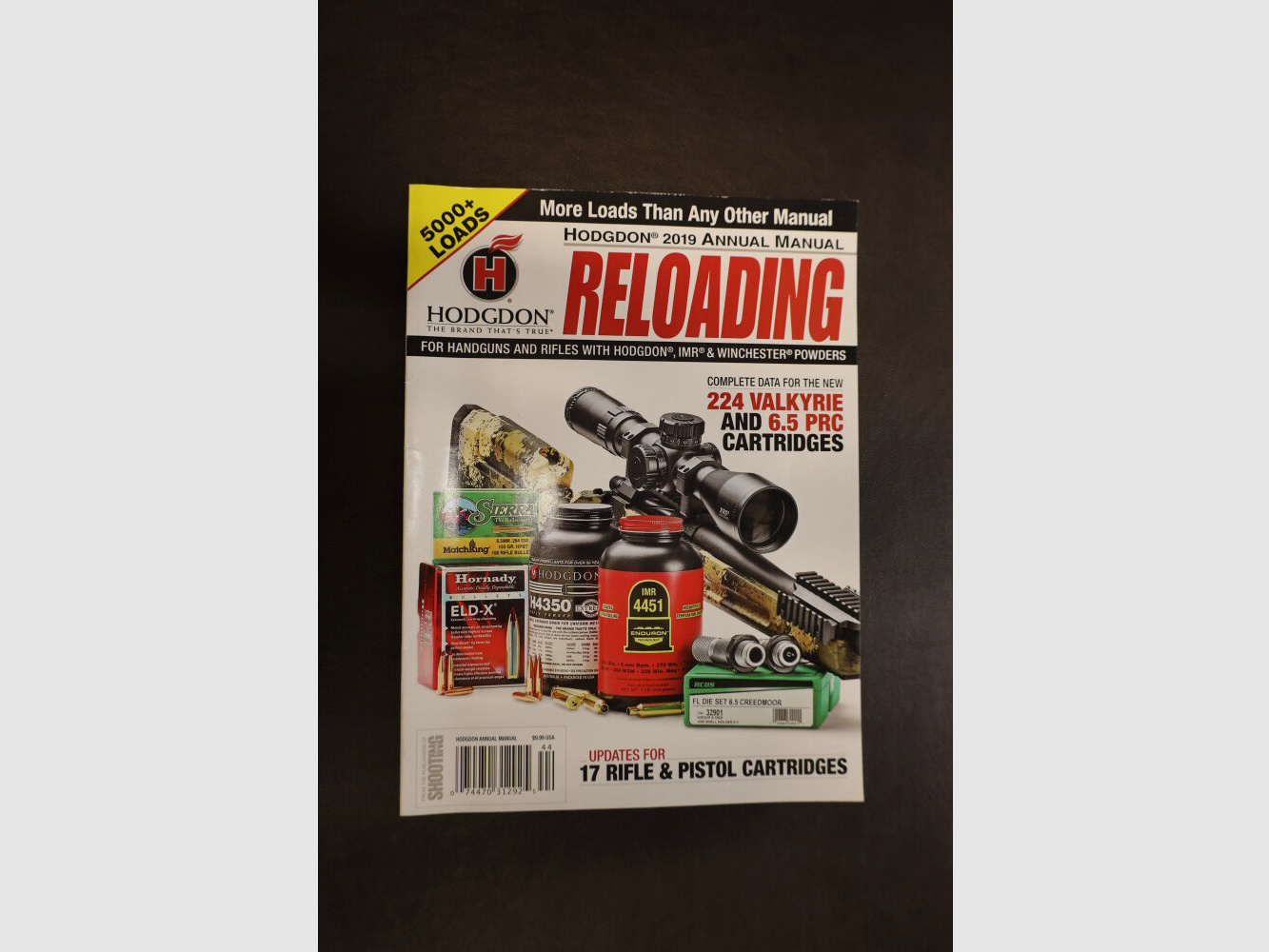 Manuale annuale di ricarica Hodgdon 2019
