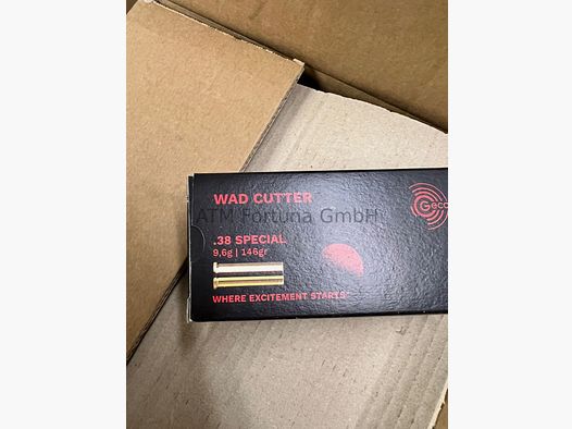 GECO .38 Special Ołów Wadcutter 9,59g/148grs