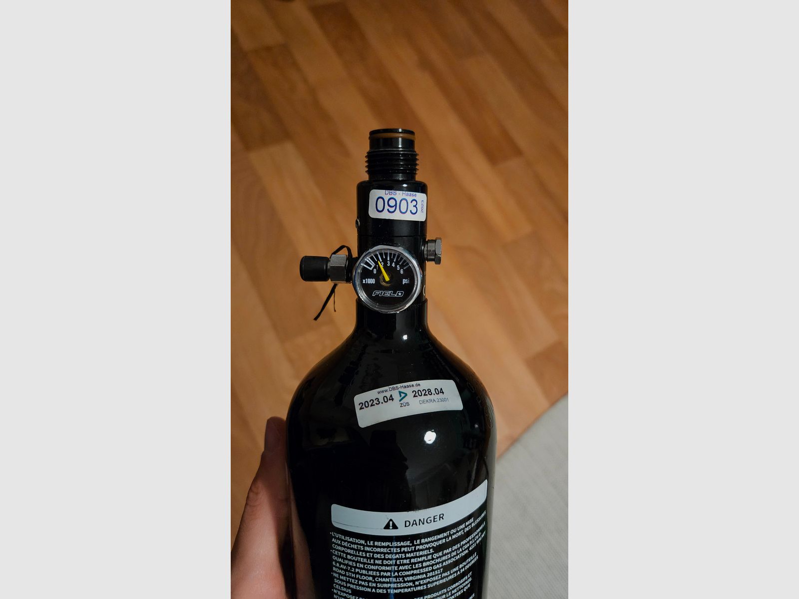 Paintball-Set inkl. Markierer | Hopper | Druckflasche