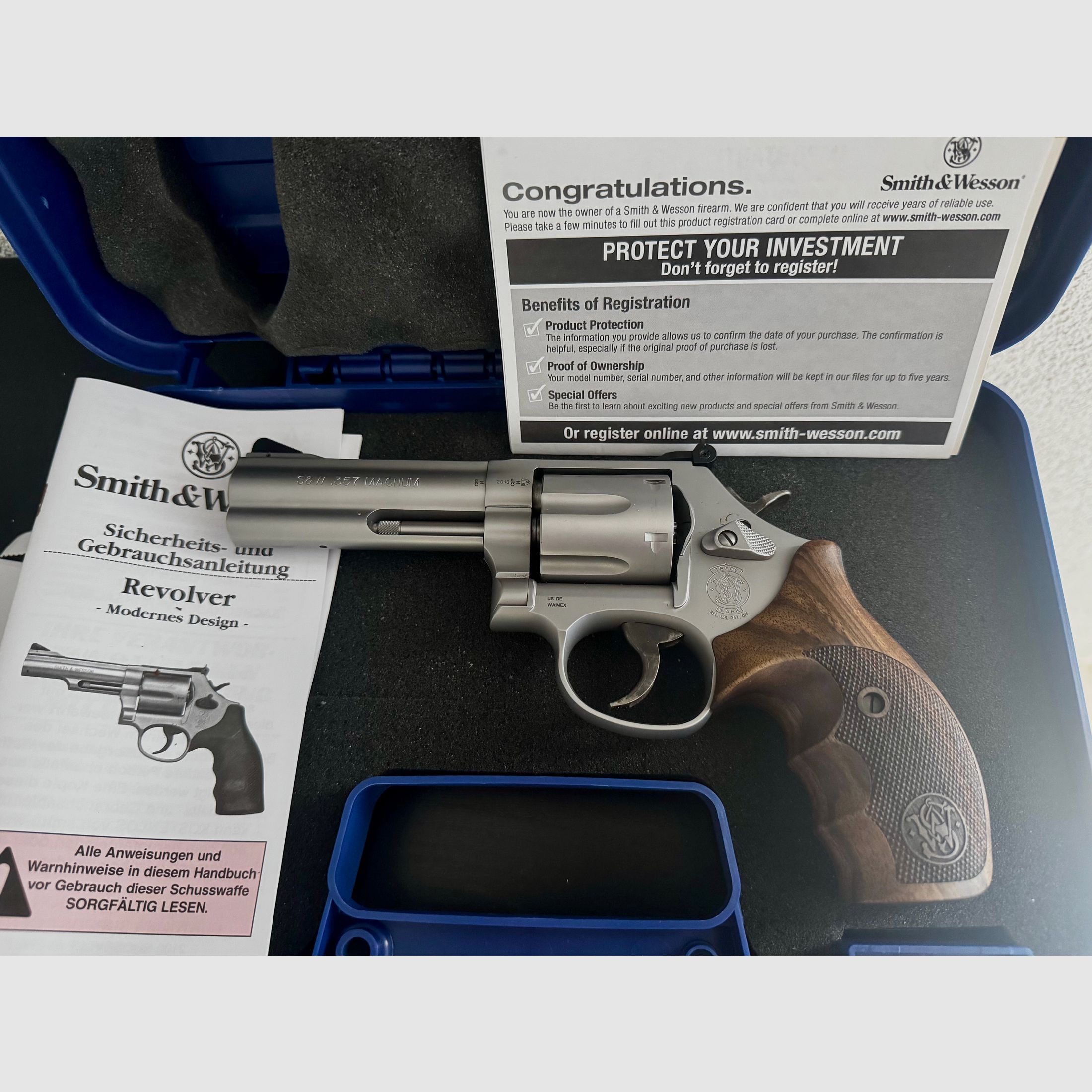 Smith & Wesson 686 Security Special 4” .357 Magnum – neuwertiger Zustand