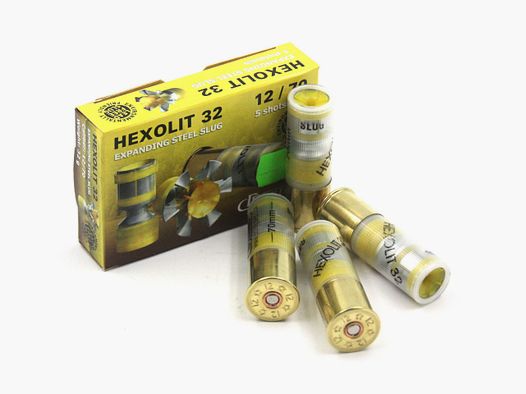 DDupleks, 12/76 Slug Hexolith, sans plomb, 32 g, 5 pcs.