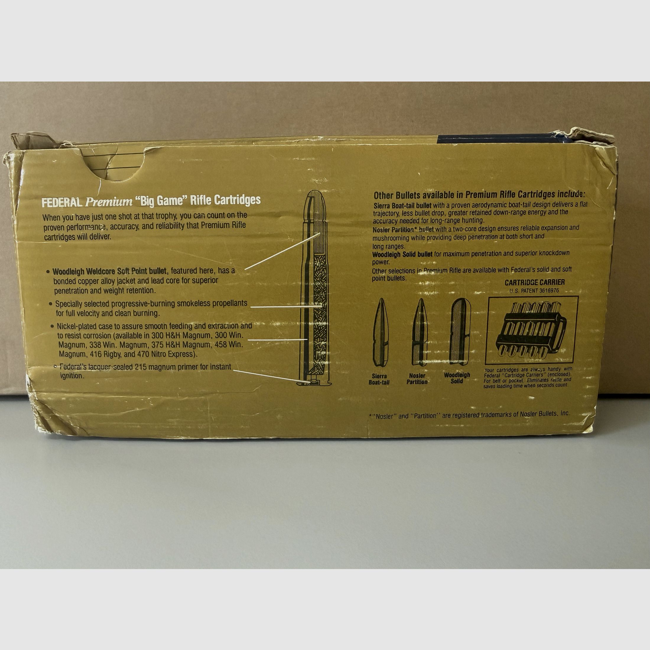 .470 NE Federal Premium Safari Munition 20 Schuß